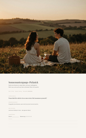 Date Night Premium – Das digitale Erlebnisbuch für Paare